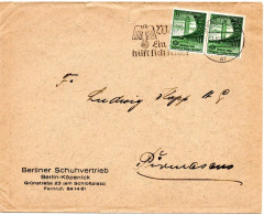 58746 - Deutsches Reich - 1938 - 2@6Pfg Turnfest Breslau A Bf BERLIN - WHW EIN VOLK HILFT SICH SELBST -> Pirmasens - Lettres & Documents