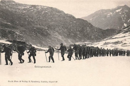 Armée Suisse Militaria Schweizer Armee Militär Gebirgsmarsch Marche En Montagne  Infanterie - Mon