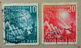 1949 Bundesrepublik Deutschland Mi.111-112, Serie /o ! - Gebraucht