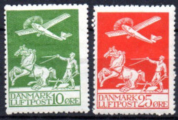 Danemark: Yvert N° A 1et 3*; Cote 85.00€ - Aéreo