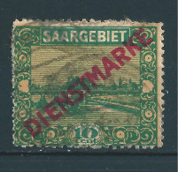 Saar MiNr. D 3 I  (sab21) - Service