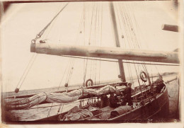 Riva Bella * 1903 * Bateau De Pêche Et Pêcheurs * Photo Ancienne 9x6.4cm - Riva Bella