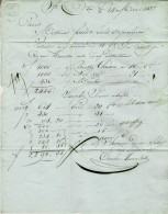 JUDAICA 1837  LETTRE Sign. Cavelier Mauvairet Pour Fould Oppenheim Banque Paris V. HISTORIQUE - 1800 – 1899