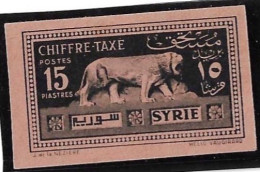 Syrie  Taxe N° 38a * Neuf Avec Charnière - Segnatasse