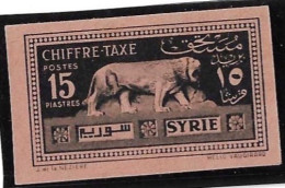 Syrie  Taxe N° 38a * Neuf Avec Charnière - Strafport