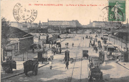 93-PANTIN-AUBERVILLIERS- LA PORTE ET LA ROUTE DE FLANDRE - Pantin