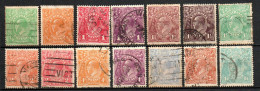 Col33 Australia Australie 1914 N° 18 à 31 Oblitéré Cote : 85,00€ - Oblitérés