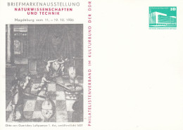 PP 17/65** Briefmarkenausstellung Naturwissenschaften Und Technik Magdeburg Vom 11.-19.10.1986 - Postales Privados - Nuevos
