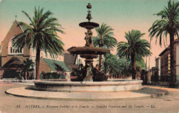 FRANCE - Toulon - Hyères - Fontaine Godillot Et Le Temple - LL - Colorisé - Plamiers - Ancienne Carte Postale - Toulon