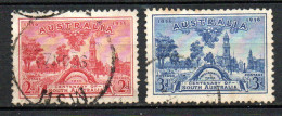 Col33 Australia Australie 1936 N° 107 & 108 Oblitéré Cote : 7,50€ - Used Stamps