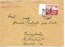 58862 - Deutsches Reich - 1940 - 12Pfg Leipziger Messe EF A Bf JESBERG -> Burghaun - Lettres & Documents