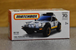 Mattel - Matchbox 70 Years 80/100 1985 Porsche 911 Rally - Matchbox (Mattel)