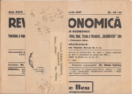 Romania Revista Economica Sibiu 1947 - Magazines