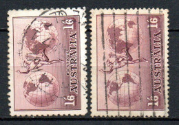 Col33 Australia Australie 1934 Aerien N° 5 & 6 Oblitéré Cote : 6,50€ - Gebraucht