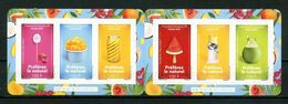 POLYNESIE 2019 Carnet N° C1212 ** ( 1212/1217 ) Neuf MNH Superbe Flore Fruits Ananas Banane Citron Mangue Litchi - Neufs