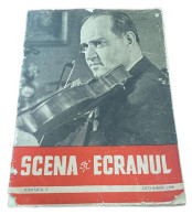 Romania Revista Scena Si Ecranul 1956 Format 14 X 20 Cm - Cinema & Televisione