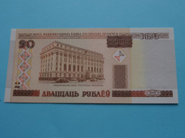 20 Rublei / Roebel > BELARUS / Wit Rusland ( Number Not Same As Scan ) 2000 ( For Grade See SCANS ) UNC ! - Bielorussia