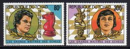 Tchad PA N° 268 / 69  XX Grands Maîtres Des échecs,  Les 2 Valeurs  Sans Charnière, T.B - Tchad (1960-...)