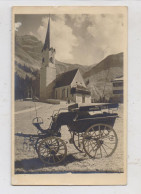 A 6290 MAYRHOFEN, Photo - AK, Gästekutsche Witwe Karol Strolz, Kirche - Schwaz