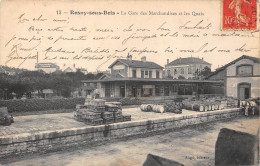 93-ROSNY-SOUS-BOIS- LA GARE DES MARCHANDISES ET LES QUAIS - Rosny Sous Bois