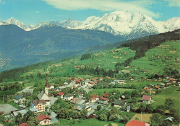 Combloux * Vue Aérienne Sur La Station Et La Chaîne Du Mont Blanc - Combloux