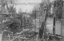 BELGIQUE - Bruxelles-Exposition - L'Incendie Des 14-15 Aout 1910 - Bruxelles-Kermesse - Vue.. - Carte Postale Ancienne - Mostre Universali