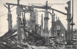 BELGIQUE - Bruxelles-Exposition - L'Incendie Des 14-15 Aout 1910 - Bruxelles-Kermesse - Carte Postale Ancienne - Weltausstellungen