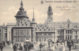 BELGIQUE - Exposition Universelle De Bruxelles 1910 - Pavillons Des Villes De Liège Et De.. - Carte Postale Ancienne - Expositions Universelles