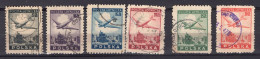 R3766 - POLOGNE POLAND AERIENNE Yv N°10/15 - Oblitérés