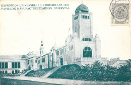 BELGIQUE - Bruxelles - Exposition Universelle De Bruxelles 1910 - Pavillon Manufacture D'armes - Carte Postale Ancienne - Wereldtentoonstellingen