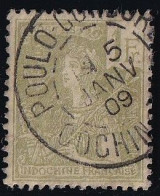 Indochine N°37 - Oblitéré Poulo Condor / Cochinchine - TB - Used Stamps