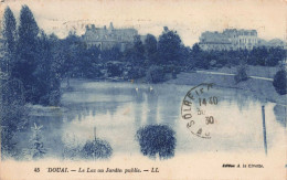 FRANCE - DOUAI - Le Lac Au Jardin Public - LL - Edit. La Civette - Carte Postale Ancienne - Douai