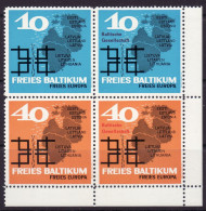 EUROPA 1963  BALTISCHE GESELLSCHAFT  Bl Of 4  MNH - 1963