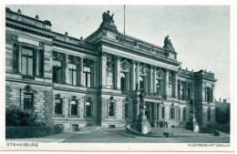 58904 - Deutsches Reich - 1940 - Ansichtskarte "Strassburg, Konservatorium", Ungebraucht - Strasbourg