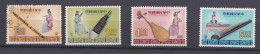 1969  Instruments De Musique Chinois La Série Complète 712 à 715, 3 Timbres Neufs , 1 Oblitéré, Scan Recto Verso - Ongebruikt