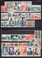 FRANCE - ANNEE 1954 COMPLETE - N°968/1007 - XX MNH TTB - 1950-1959