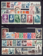 FRANCE - ANNEE 1955 COMPLETE - N°1008/1049 - XX MNH TTB - 1950-1959