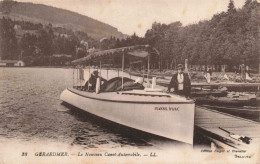 FRANCE - GERARDMER - Le Nouveau Canot-Automobile - LL. - Jeanne D'Arc - Bateau - Carte Postale Ancienne - Gerardmer