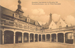 BELGIQUE - Bruxelles - Exposition Internationale De Bruxelles 1910 - Cour De L'hôtel Ravenstein - Carte Postale Ancienne - Mostre Universali