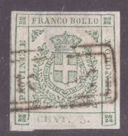 Italia Modena, 5 C. Verde Governo Provvisorio Del 1859 Usato  -FE10 - Modena