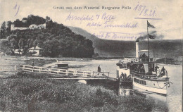 Polle Burgruine Gruß Aus Dem Wesertal Blanc - Bodenwerder