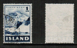 ICELAND   Scott # C 24 USED (CONDITION AS PER SCAN) (Stamp Scan # 950-5) - Poste Aérienne