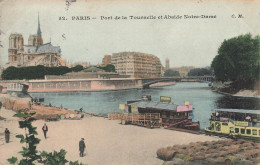 Paris * 5ème * Le Port De La Tournelle Et Abside Notre Dame * Bateaux Lavoir - Arrondissement: 05