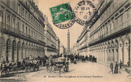 Paris * 1er * Rue Castigione Et La Colonne Vendôme * Attelage - Distretto: 01