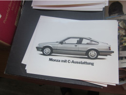 Old Poster Plakat Monza Mit C Ausstattung  31x21 Cm - Voitures