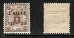 ICELAND   Scott # O 22* MINT LH (CONDITION AS PER SCAN) (Stamp Scan # 950-14) - Servizio