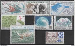 TAAF;1989; Année Complète N°140 à 147  ;NEUFS**;MNH - Colecciones & Series