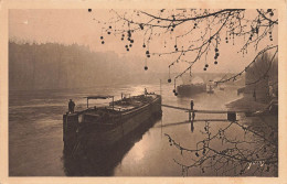 Paris * Chalands Sur La Seine * Péniche Batellerie - El Sena Y Sus Bordes