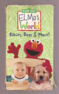 VHS Tape - 123 Sesame Street - Elmo's World - Babies, Dog And More - Children & Family