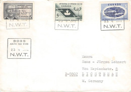 CANADA - LETTER 1972 8035 ARCTIC RED RIVER > GERMANY / ZG60 - Lettres & Documents